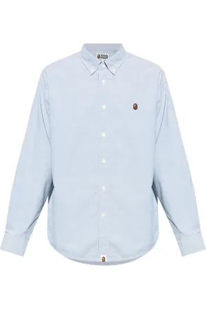 A Bathing Ape Hemd mit Logo-Stickerei