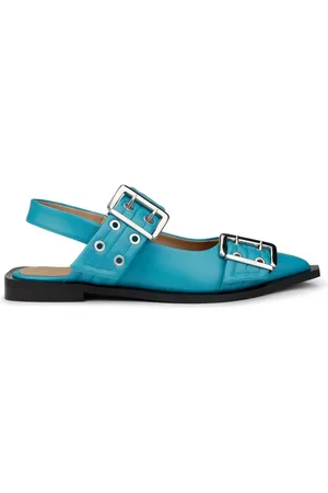 Ganni Ballerinas mit Schnallenriemen