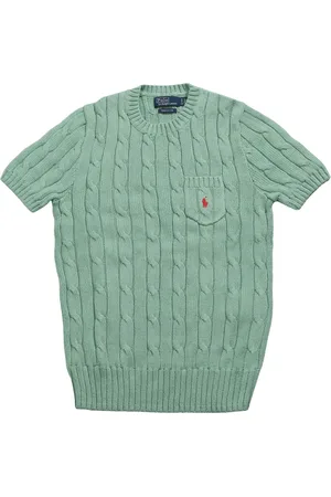 Ralph Lauren Cable-knit short-sleeve top