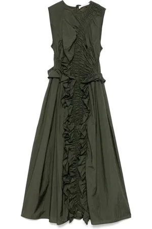 Cecilie Bahnsen Midikleid mit Raffung