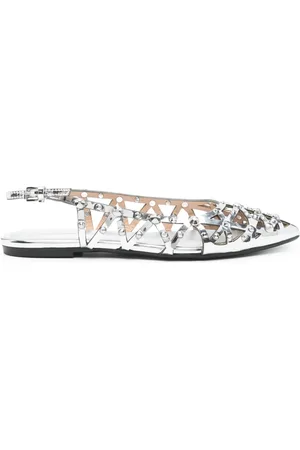 Ash Mirror Ballerinas