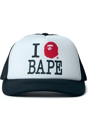 A Bathing Ape Baseballkappe mit Logo-Print
