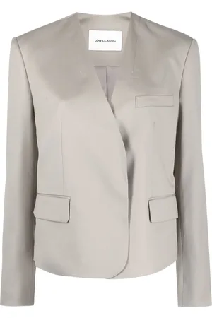 Low Classic Blazer ohne Kragen