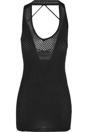 LANEUS Gestricktes Minikleid