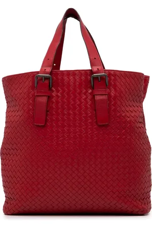 Bottega Veneta 2010 Intrecciato Belt Strap Tote Bag aus Nappaleder
