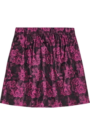 Ganni Minirock mit Blumen-Print