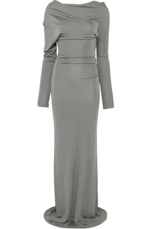 AYA MUSE Drapierte One-Shoulder-Robe