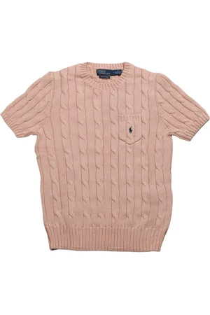 Ralph Lauren Cable-knit short-sleeve top