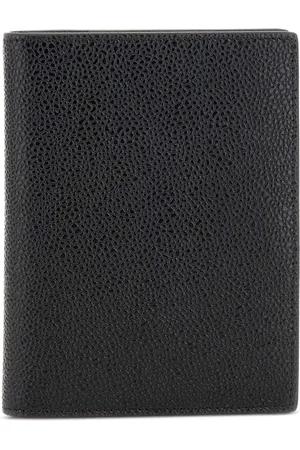 Thom Browne Pass-Etui aus strukturiertem Leder
