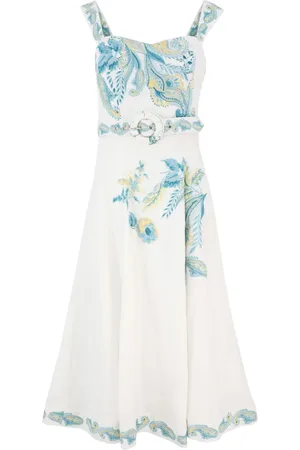 HEMANT AND NANDITA Kleid mit Paisley-Print