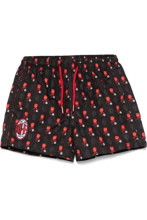 MC2 SAINT BARTH X AC Milan Jean Lighting Badeshorts
