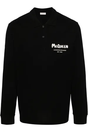 Alexander McQueen Poloshirt mit Logo-Stickerei