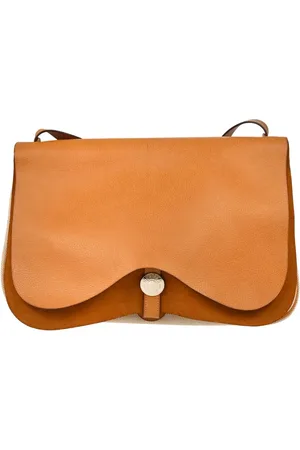 Hermès 2005 Toile Vache Liege Sac Colorado GM Schultertasche