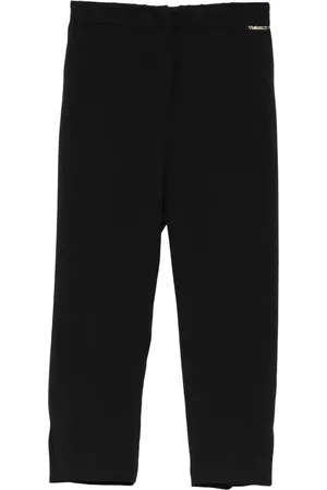 Twin-Set Krepphose mit Schlitzdetail