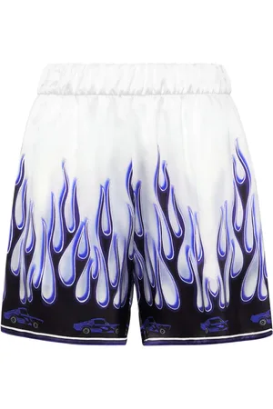 Philipp Plein Flame Shorts aus Satin