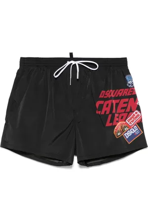 Dsquared2 Badeshorts mit Logo-Print