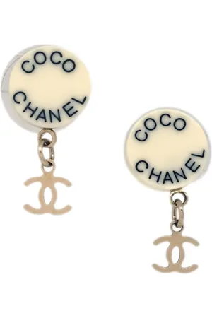 CHANEL 2007 CC Hängeohrringe
