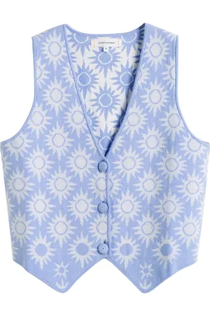 Chinti & Parker Weste mit Jacquardmuster