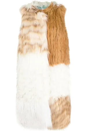 ALABAMA MUSE Oversized-Weste aus Faux Fur