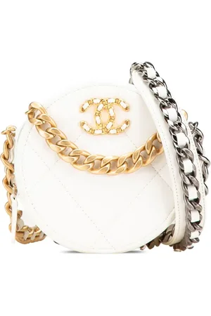 CHANEL 2020 runde Clutch mit Kette 19cm