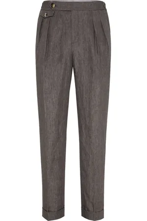 Brunello Cucinelli Klassische Leinenhose