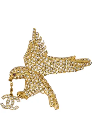 CHANEL 2001 Adler-Brosche mit CC-Motiv