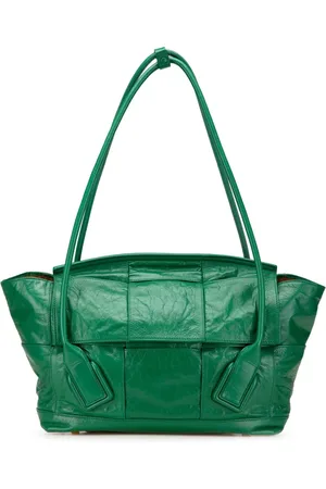 Bottega Veneta 2012-2024 mittelgroße Arco Slouch Tote Bag mit Maxi-Intrecciato-Muster