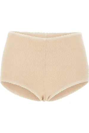 BLUMARINE Kurze Shorts mit Logo-Stickerei