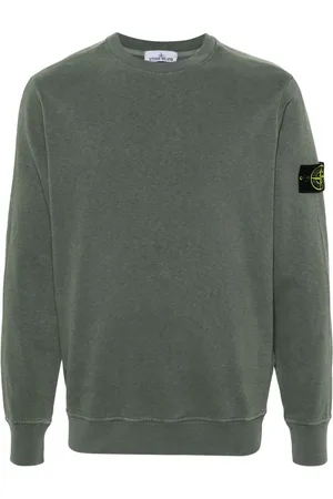 Stone Island Sweatshirt mit Kompass-Patch
