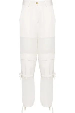Pinko Cargohose aus Georgette-Krepp