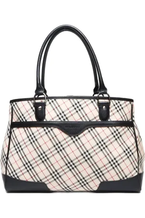 Burberry 2000-2020s Nova Check Tote Bag