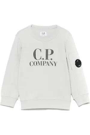 C.P. Company Sweatshirt mit Linsen-Detail