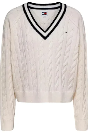 Tommy Hilfiger Pullover mit Zopfmuster
