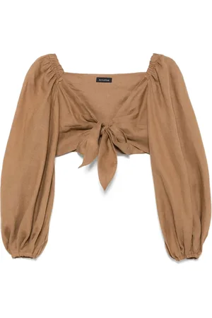 ACTUALEE Bluse mit Schleifenverschluss