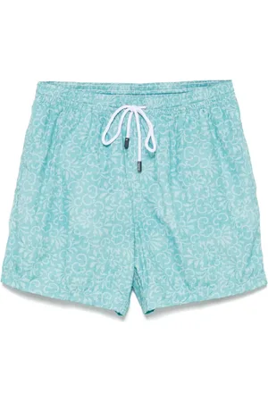 BARBA Badeshorts mit Blumen-Print