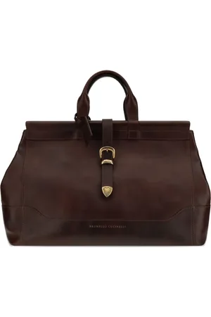Brunello Cucinelli Reisetasche aus Leder