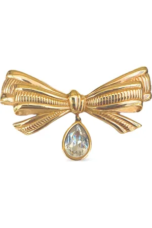 Susan Caplan 1980s Brosche mit Swarovski-Kristallen