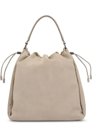 Brunello Cucinelli Monili Schultertasche mit Kordelzug
