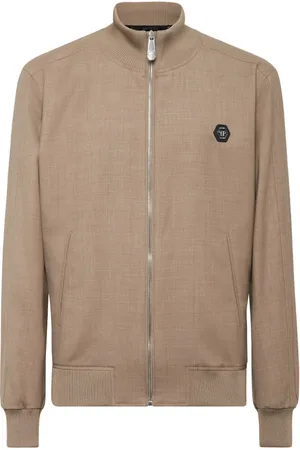 Philipp Plein Jacke mit Logo-Patch