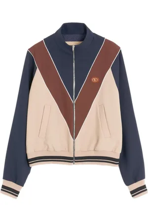 VALENTINO GARAVANI Sweatshirtjacke mit Logo-Patch