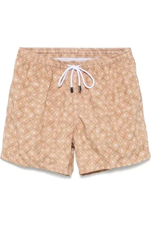 BARBA Badeshorts mit geometrischem Print