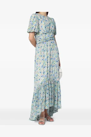 By Malina Maxikleid mit Blumen-Print
