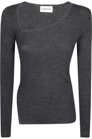 P.A.R.O.S.H. Gerippter Strickpullover
