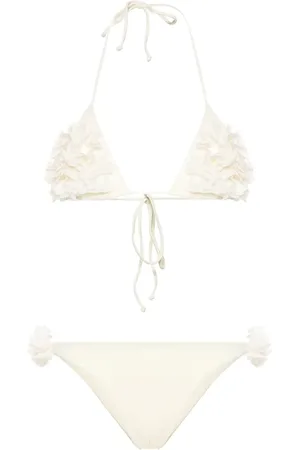 LA REVECHE Shayna Bikini mit Kunstblumen