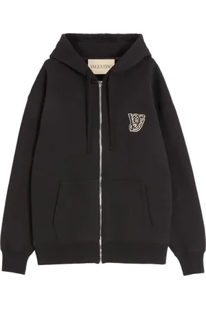 VALENTINO GARAVANI Kapuzenjacke mit Logo-Patch