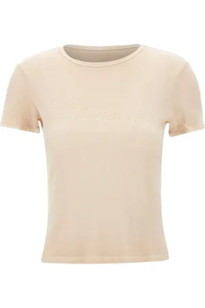 BLUMARINE T-Shirt mit Kristall-Logo