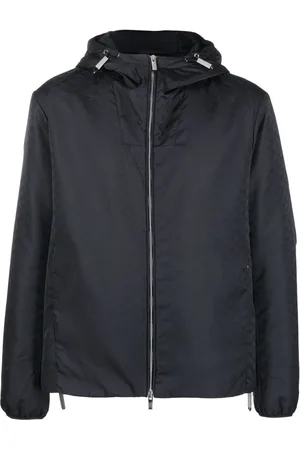Emporio Armani Kapuzenjacke mit Monogrammmuster