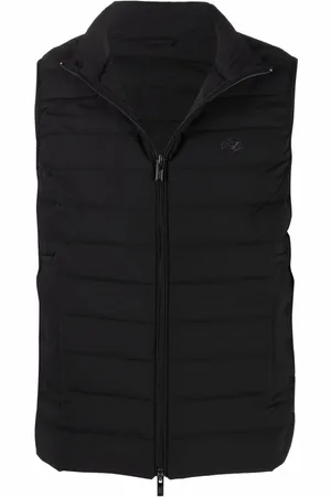 Emporio Armani Daunenweste mit Reißverschluss