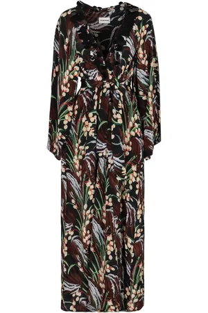 P.A.R.O.S.H. Kreppkleid mit Print