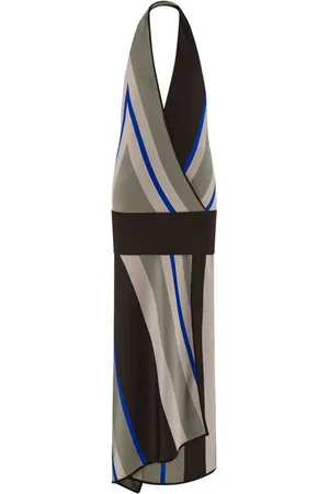 Salvatore Ferragamo Asymmetrisches Strickkleid
